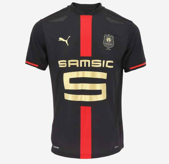 Stade Rennais 120th Anniversary Black Soccer Jersey Shirt 2020/21